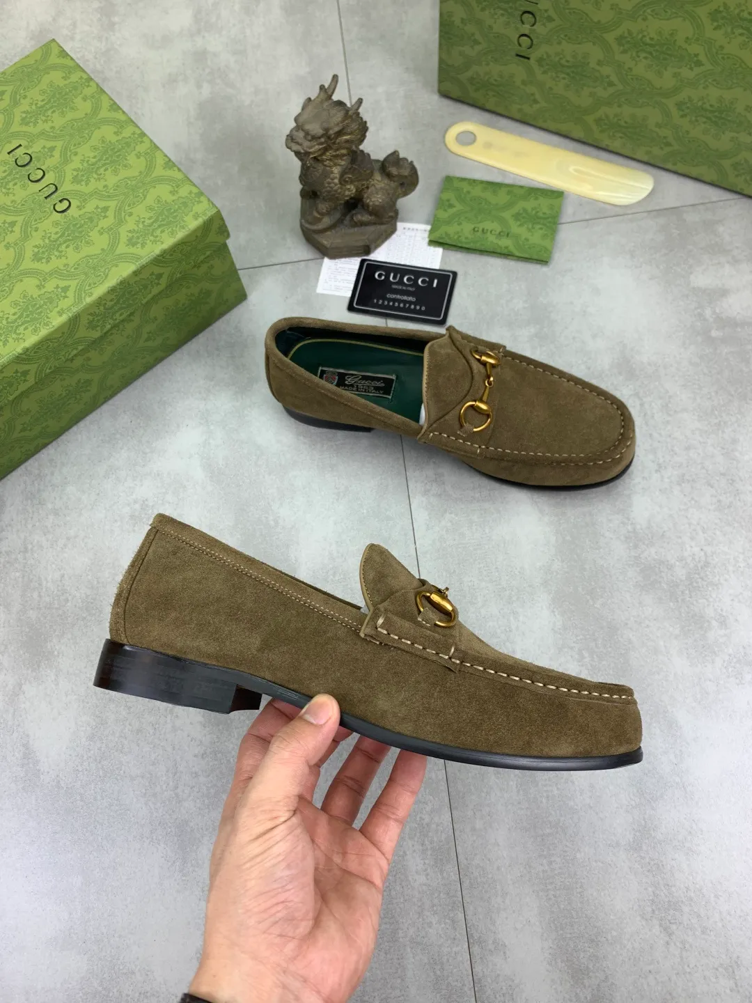 Men's men's shoes 💰P540 [New style] Water dyed cowhide 💰💎💎💎 [Gucci] Gucci high-end men's formal business leather shoes, original order 1:1! Original imported high-end washed calfskin, original metal buckle, imported first-layer cowhide lining for feet, original outsole, men's shoe size: 38-45, multiple colors available